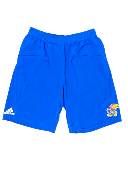 Devon Dotson Kansas Basketball Team Issued Workout Shorts (Size L)