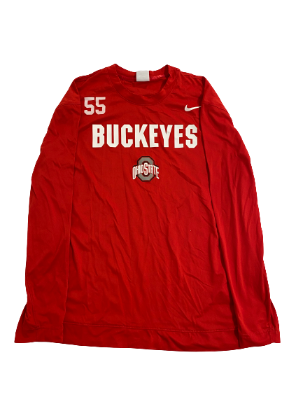 Jamari Wheeler Ohio State Basketball Player-Exclusive Shooting Shirt With 