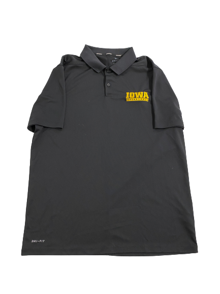 Austin Ash Iowa Basketball Team-Issued Polo Shirt (Size L)