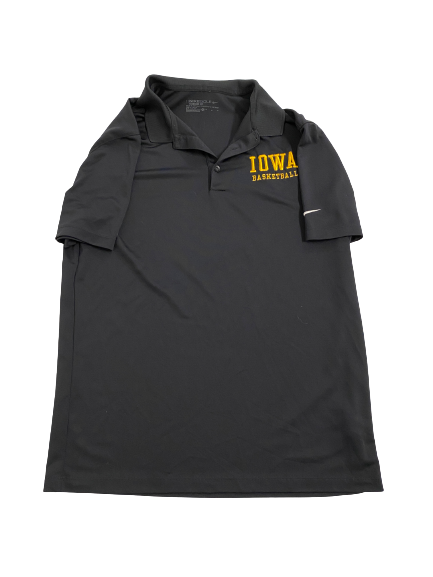 Austin Ash Iowa Basketball Team-Issued Polo Shirt (Size M)