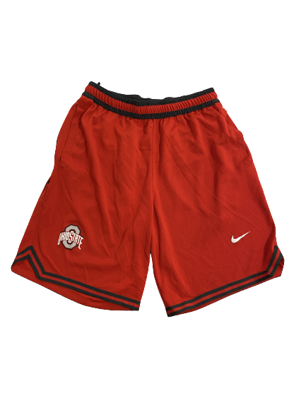 Jamari Wheeler Ohio State Basketball Player-Exclusive Premium Mesh Shorts (Size L)