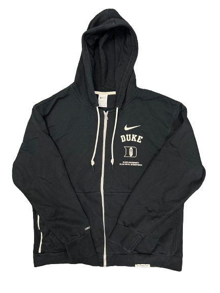 Jaden Schutt Duke Basketball Team Issued Full Zip Jacket (Size LT)