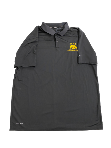 Austin Ash Iowa Basketball Team-Issued Polo Shirt (Size XL)