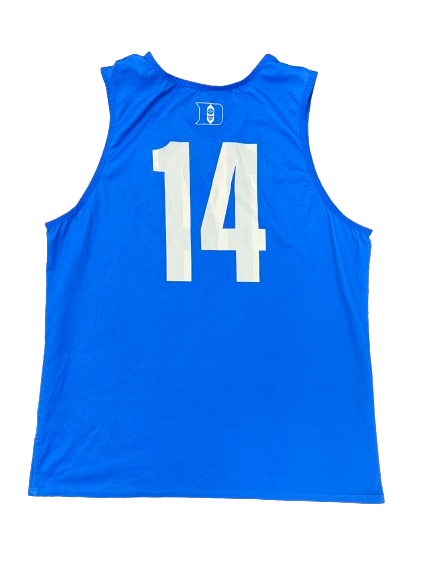 Jaden Schutt Duke Basketball Player Exclusive Reversible Practice Jersey (Size L)
