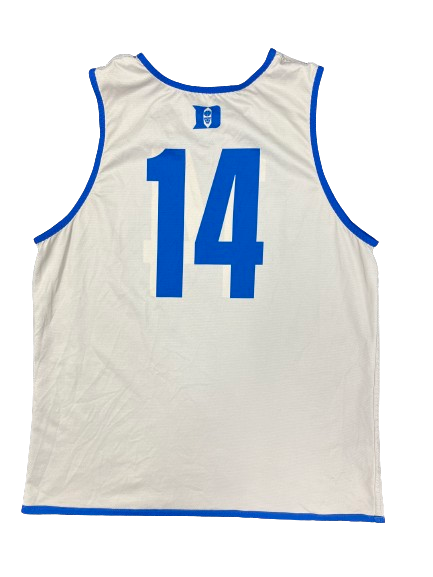 Jaden Schutt Duke Basketball Player Exclusive Reversible Practice Jersey (Size L)