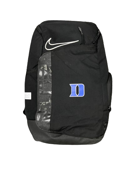 Jaden Schutt Duke Basketball Player Exclusive "NIKE ELITE" Backpack