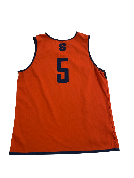Jalen Carey Syracuse Basketball Player-Exclusive Reversible Practice Jersey (Size M)