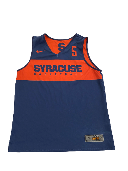 Jalen Carey Syracuse Basketball Player-Exclusive Reversible Practice Jersey (Size M)