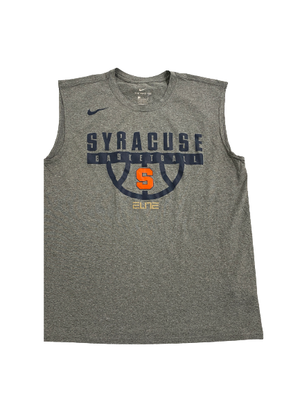 Jalen Carey Syracuse Basketball Team-Issued Workout Tank (Size L)