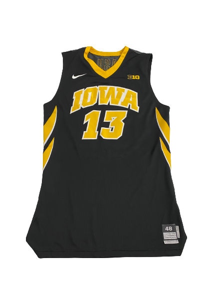 Austin Ash Iowa Basketball 2017-2018 Season Game Jersey (Size 48)