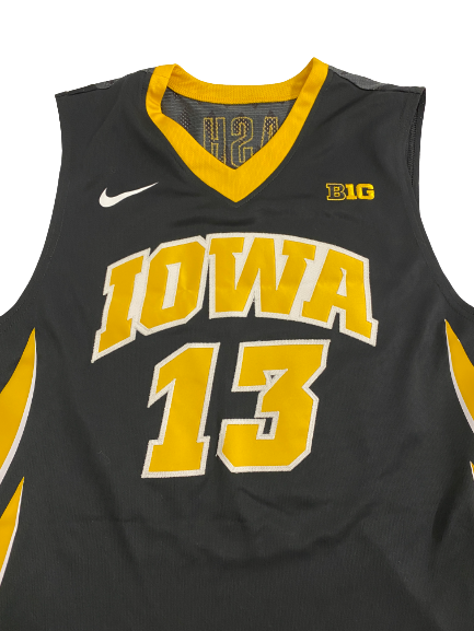 Austin Ash Iowa Basketball 2017-2018 Season Game Jersey (Size 48)