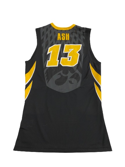 Austin Ash Iowa Basketball 2017-2018 Season Game Jersey (Size 48)