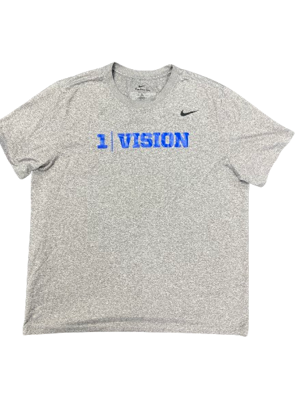 Duke Basketball Player Exclusive "1 VISION" Workout Shirt (Size XL)