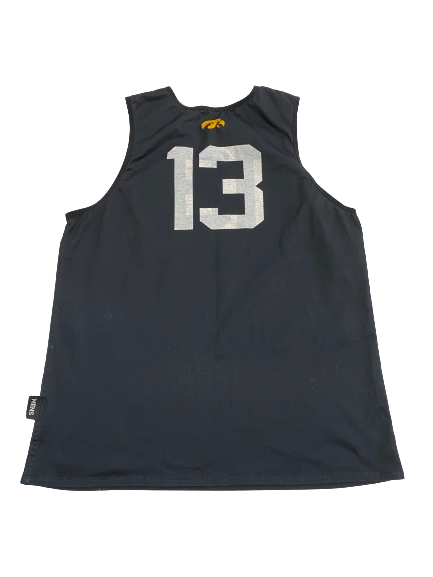 Austin Ash Iowa Basketball Player-Exclusive Reversible Practice Jersey (Size L)