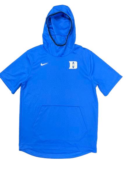 Jaden Schutt Duke Basketball Player Exclusive Short Sleeve Hoodie (Size LT)
