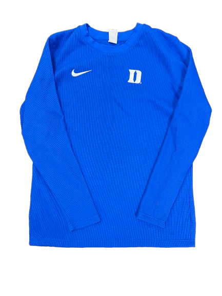 Jaden Schutt Duke Basketball Team Issued Crewneck Sweatshirt (Size LT)