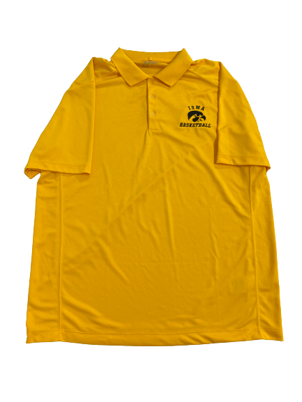 Austin Ash Iowa Basketball Team-Issued Polo Shirt (Size XL)
