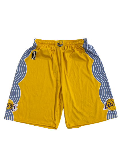 Eli Cain South Bay Lakers Game Shorts (Size L)