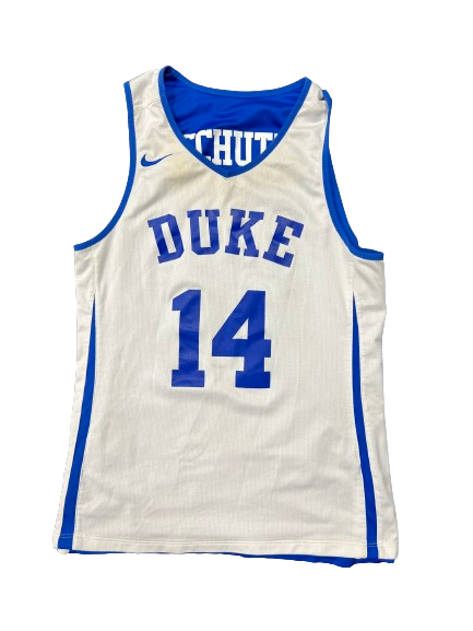 Jaden Schutt Duke Basketball Player Exclusive Practice Jersey (Size MT)