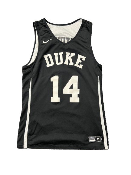 Jaden Schutt Duke Basketball Player Exclusive *RARE BLACK* Reversible Practice Jersey (Size MT)