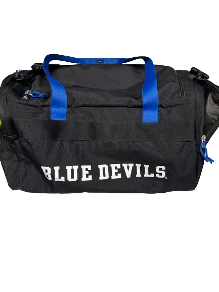 Jaden Schutt Duke Basketball Player Exclusive Duffle Bag WITH PLAYER TAG