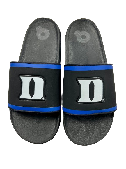 Jaden Schutt Duke Basketball Team Issued Slides (Size 13)