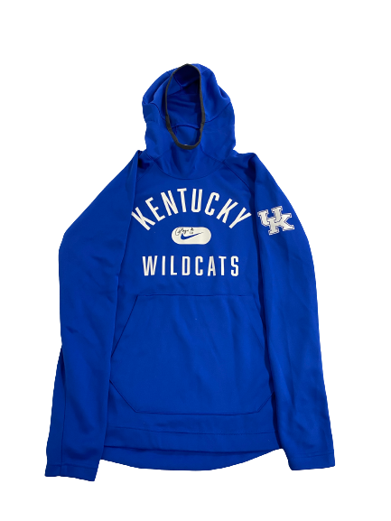 Rhyne Howard Kentucky Basketball Signed Team Issued Travel Sweatshirt (Size M)