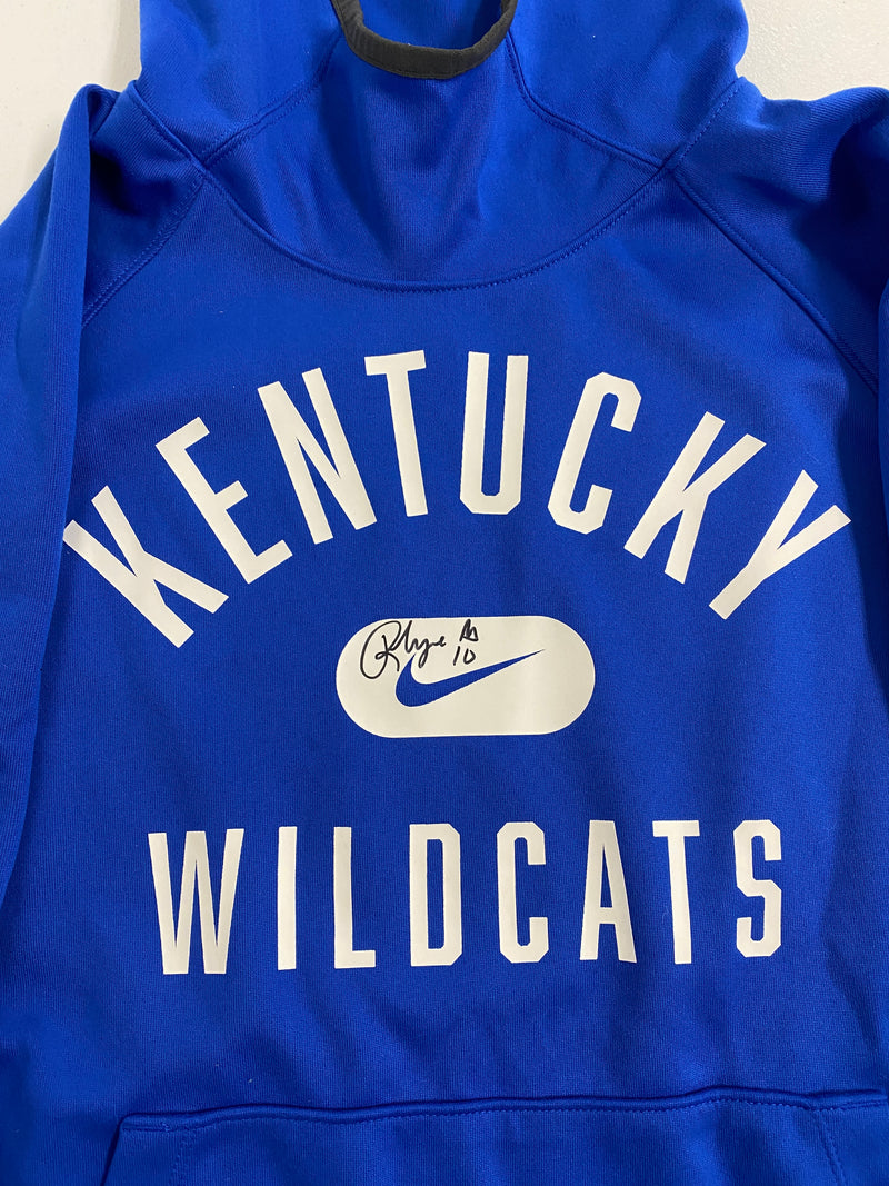 Rhyne Howard Kentucky Basketball Signed Team Issued Travel Sweatshirt (Size M)