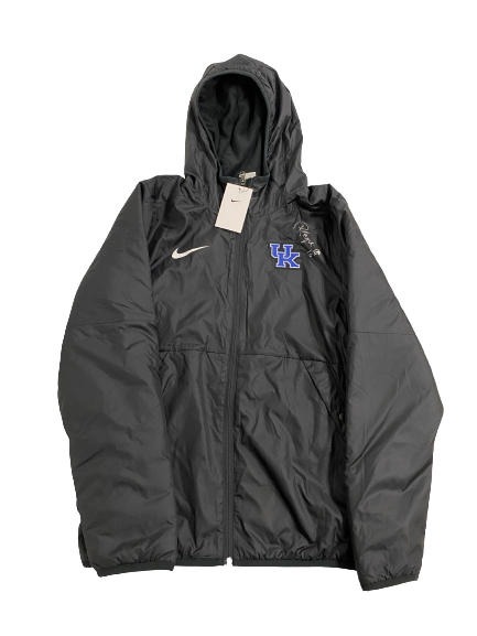 Rhyne Howard Kentucky Basketball Signed Team Issued Zip-Up Jacket (Size M) - New with $120 Tag