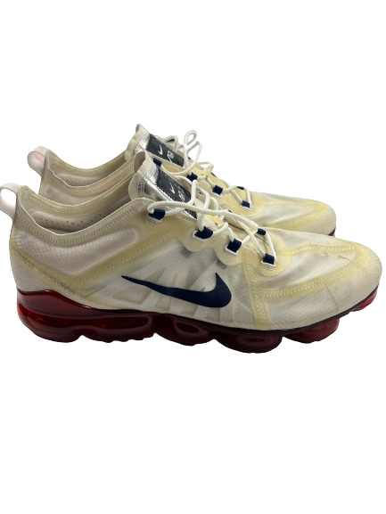 Anton Watson Gonzaga Basketball Player Exclusive "ZAGS UP" Nike Air Max Shoes (Size 14)