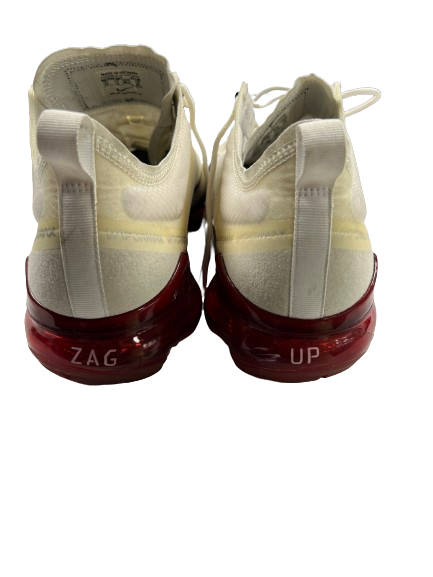 Anton Watson Gonzaga Basketball Player Exclusive "ZAGS UP" Nike Air Max Shoes (Size 14)
