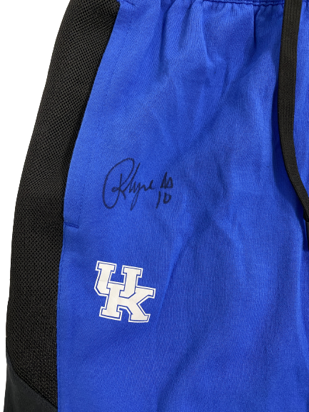 Rhyne Howard Kentucky Basketball Team Issued Signed Sweatpants (Size M)