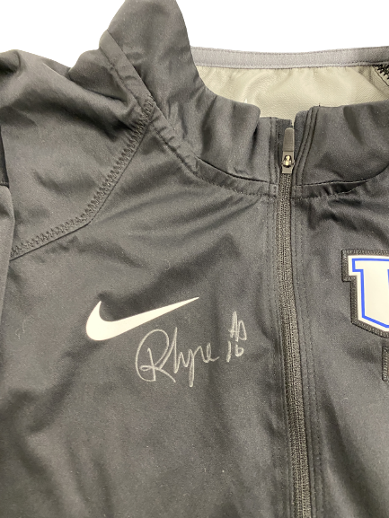 Rhyne Howard Kentucky Basketball Signed Team Issued Short Sleeve Quarter-Zip Pullover (Size M)