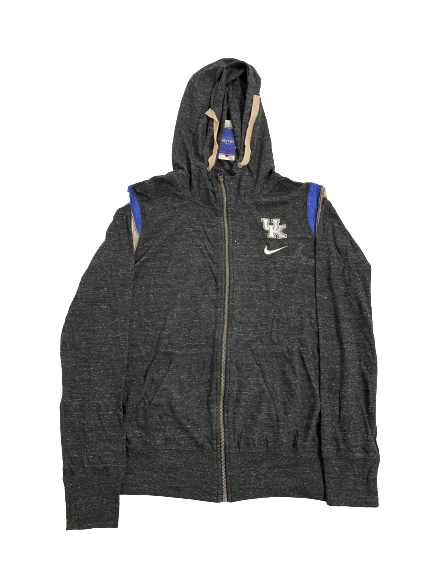 Rhyne Howard Kentucky Basketball Signed Team Issued Zip-Up Jacket (Size Women&