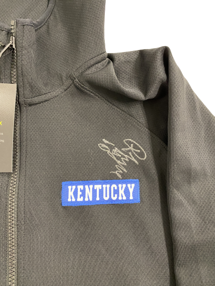 Rhyne Howard Kentucky Basketball Signed Player Exclusive Zip-Up Jacket (Size M) - New with $130 Tag
