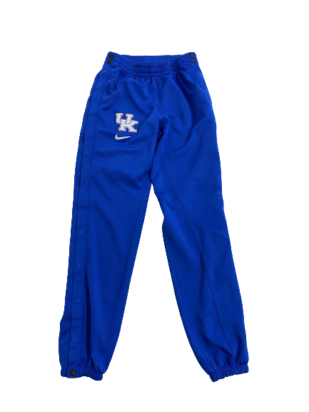 Rhyne Howard Kentucky Basketball Signed Pre-Game Warm Up Snap Button Pants (Size MT)