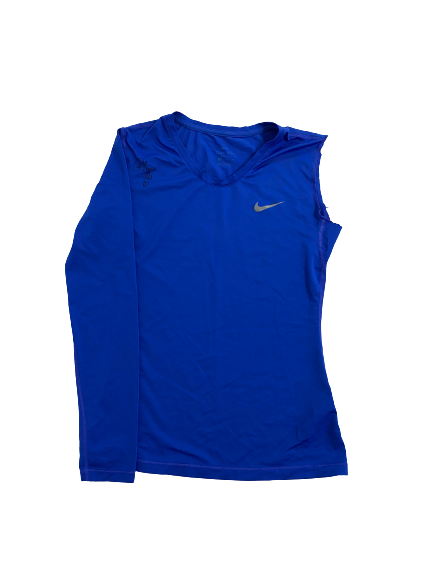 Rhyne Howard Kentucky Basketball Team Issued Signed Game-Worn Fitted Compression Shirt (Size Women&