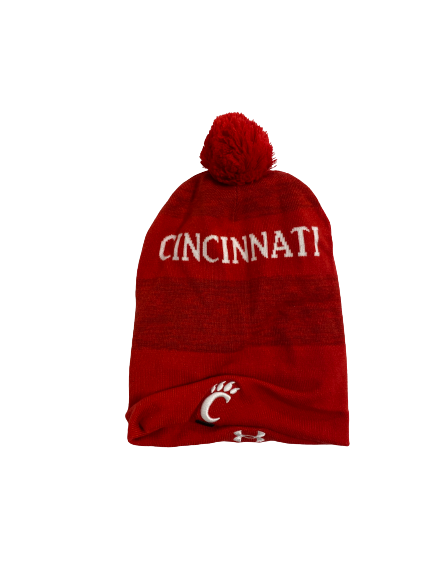 Landers Nolley II Cincinnati Basketball Team-Issued Beanie Hat