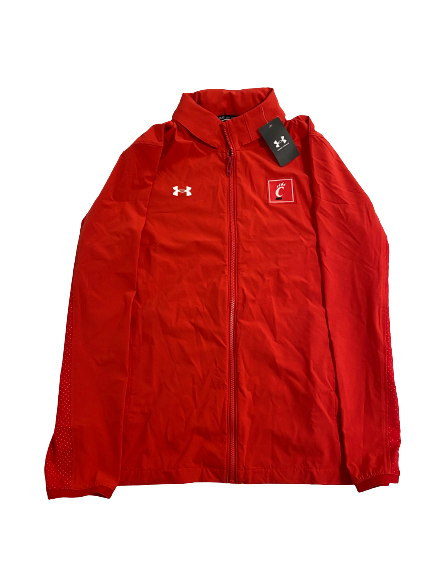 Landers Nolley II Cincinnati Basketball Team-Issued Zip-Up Jacket (Size L)