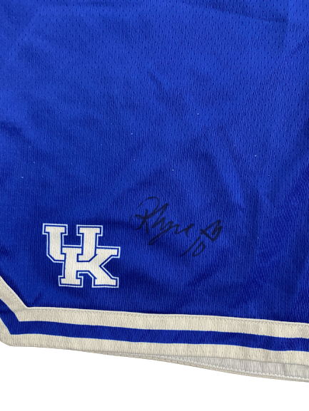 Rhyne Howard Kentucky Basketball Signed Practice Shorts (Size Women&