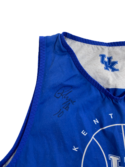 Rhyne Howard Kentucky Basketball Signed Reversible Practice Jersey (Size Women&
