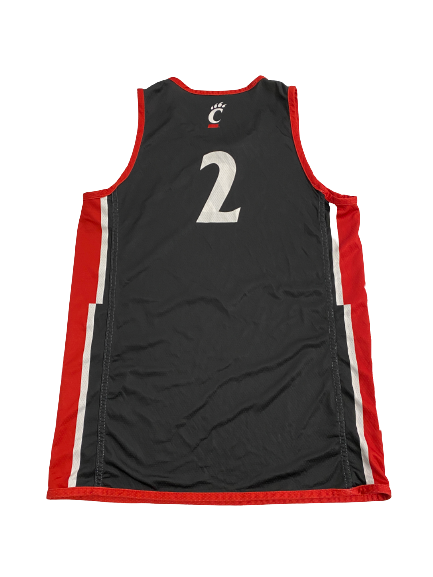 Landers Nolley II Cincinnati Basketball Player-Exclusive Practice Jersey (Size L)