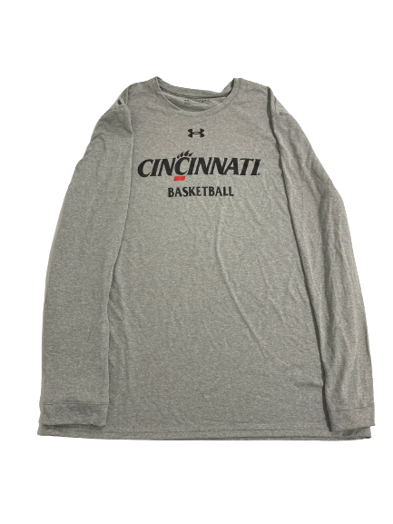 Landers Nolley II Cincinnati Basketball Team-Issued Long Sleeve Shirt (Size L)