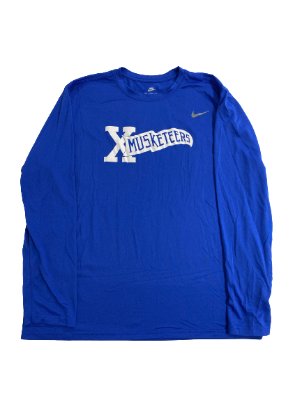 Jack Nunge Xavier Basketball Team-Issued Long Sleeve Shirt (Size XXL)