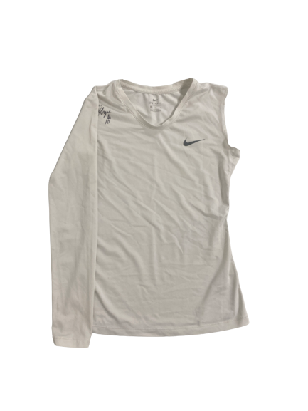 Rhyne Howard Kentucky Basketball Team Issued Signed Game-Worn Fitted Compression Shirt (Size Women&