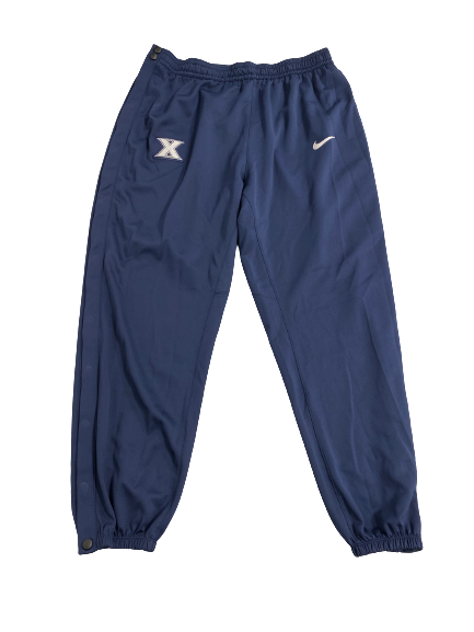 Jack Nunge Xavier Basketball Player-Exclusive Pre-Game Warm-Up Snap-Off Sweatpants (Size XXL)