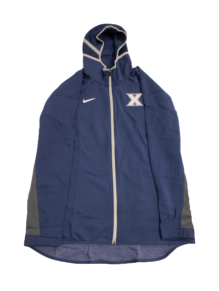Jack Nunge Xavier Basketball Team-Issued Travel Zip-Up Jacket (Size XLT)