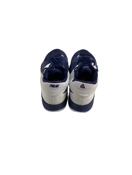 Jack Nunge Xavier Basketball Team Issued "GIANNIS" Practice-Worn Shoes (Size 16)