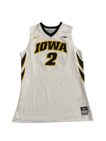 Jack Nunge Iowa Basketball 2017-2018 Season Game-Worn Jersey (Size 50)
