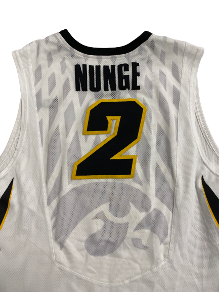 Jack Nunge Iowa Basketball 2017-2018 Season Game-Worn Jersey (Size 50)